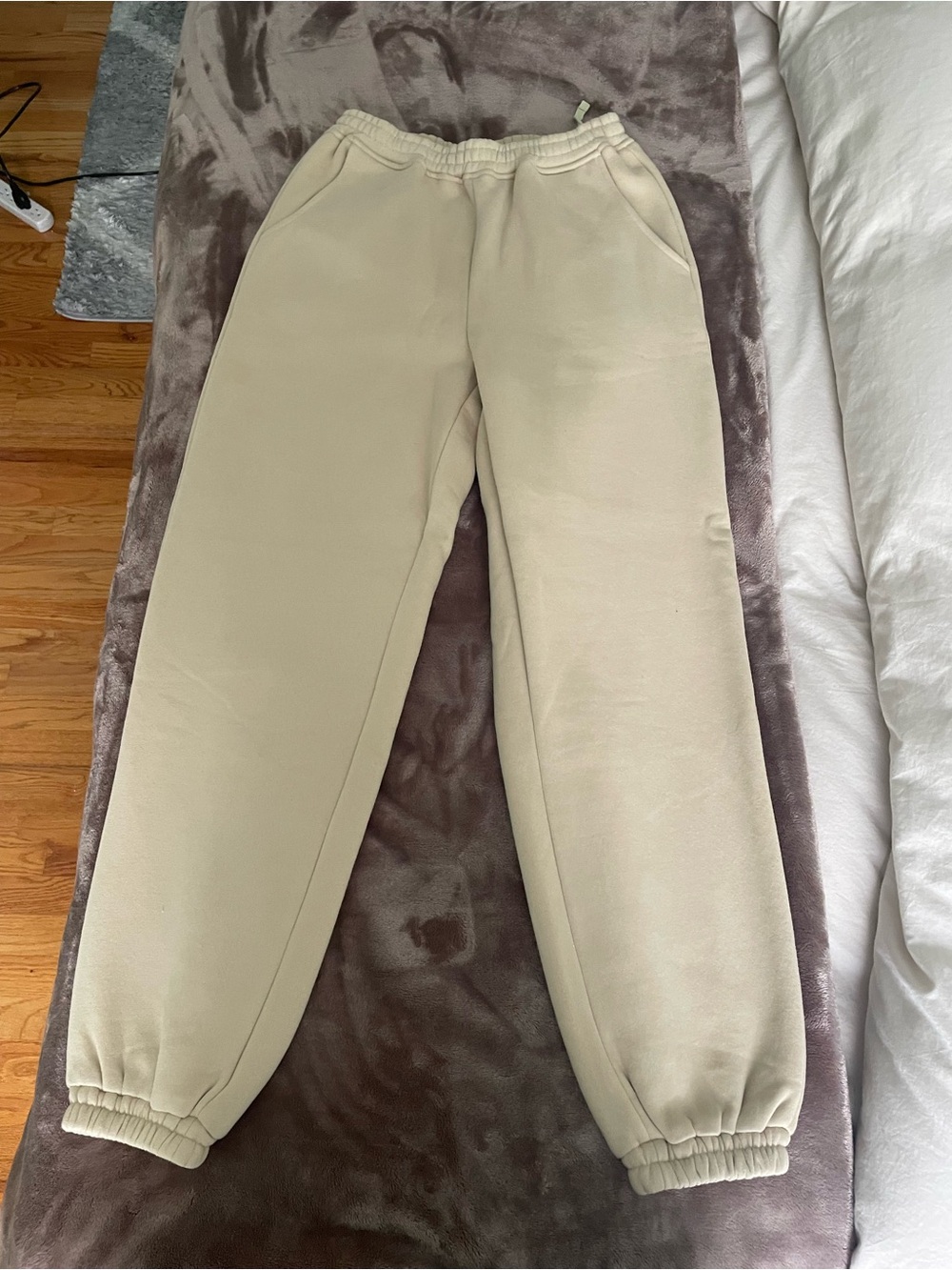 Atoir x Rozalia tan jogger sweatpants